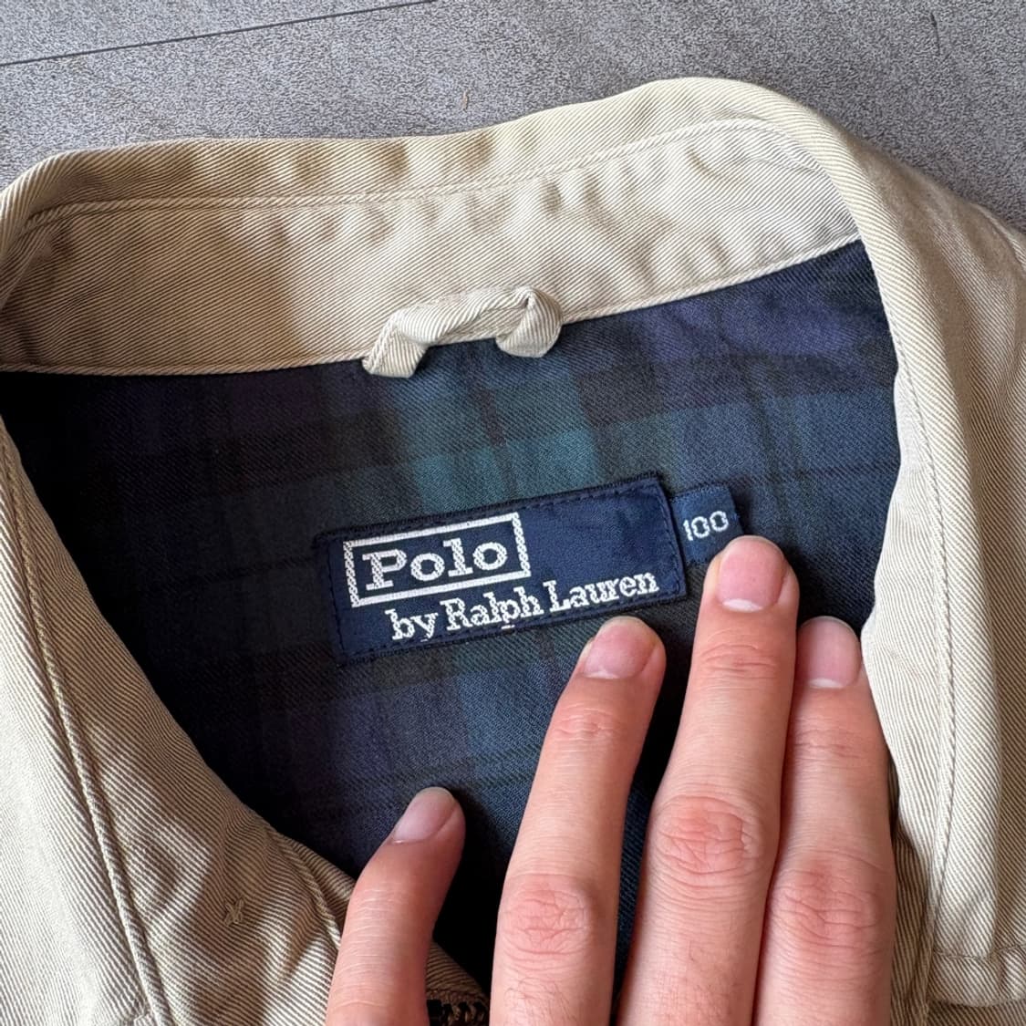 폴로 정품 베이지 스윙톱 자켓 상품이미지3