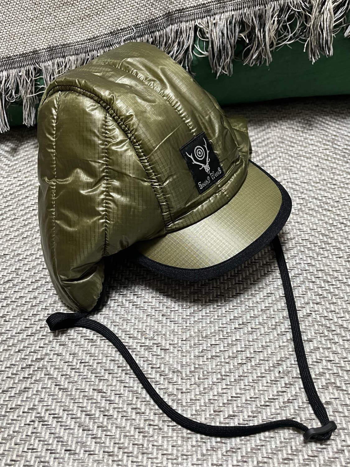 남이서팔 사우스2 웨스트8 나일론 퀼티드 캡 올리브 [M] 상품이미지3