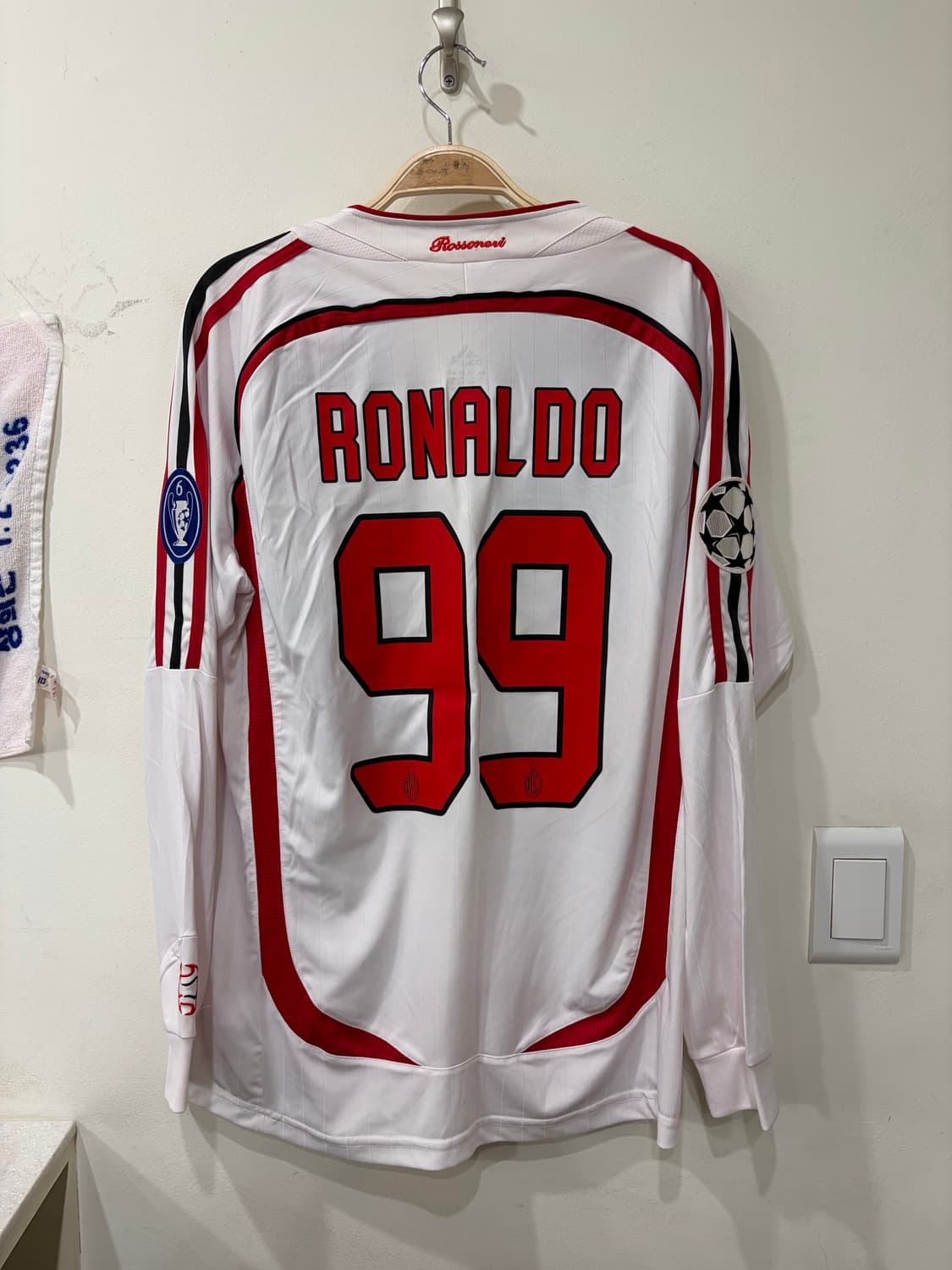 AC밀란 06-07 호날두 호나우두 마킹 유니폼 상품이미지2