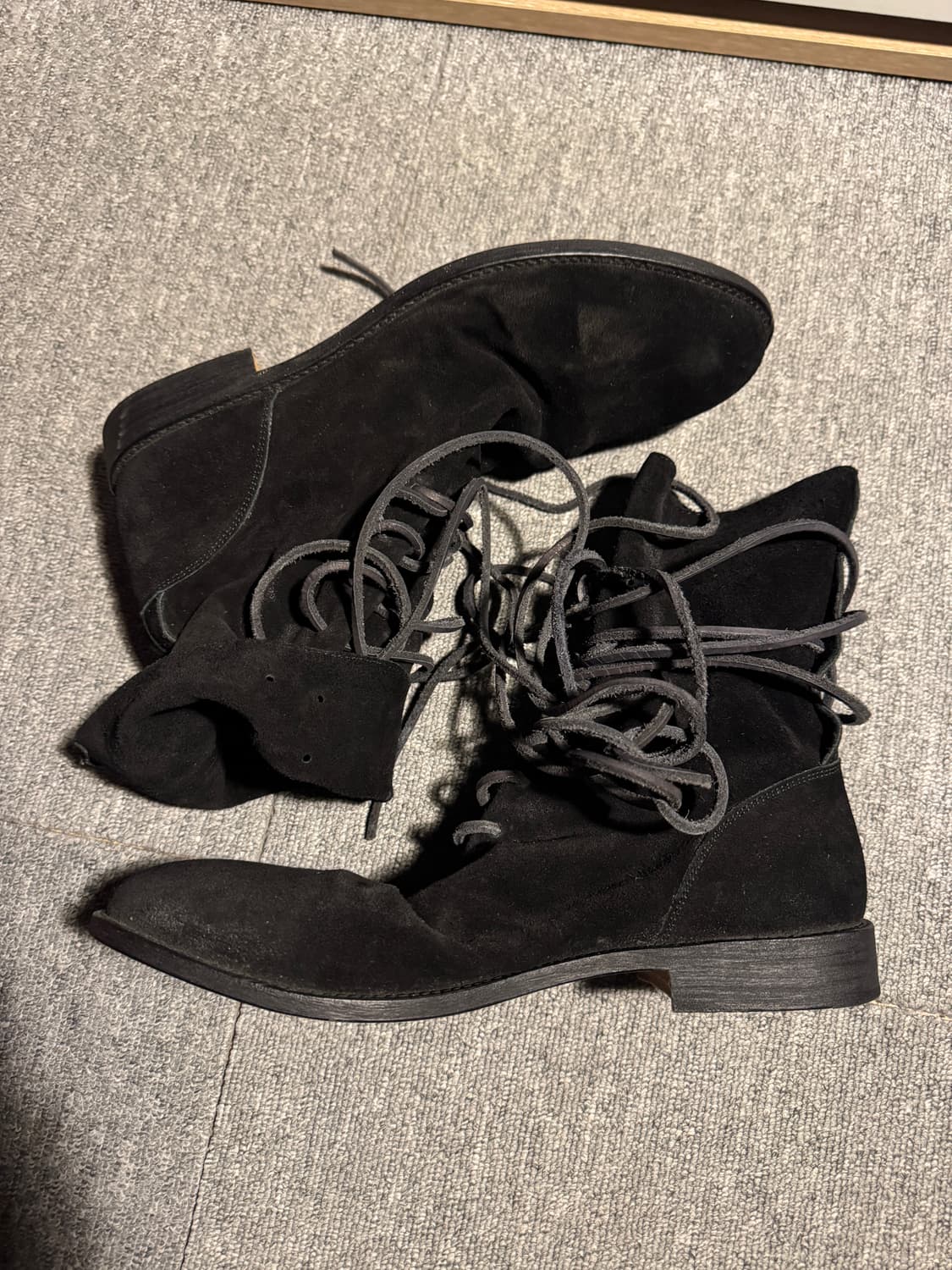 (275)스웨이드 드레이프 부츠 상품이미지1