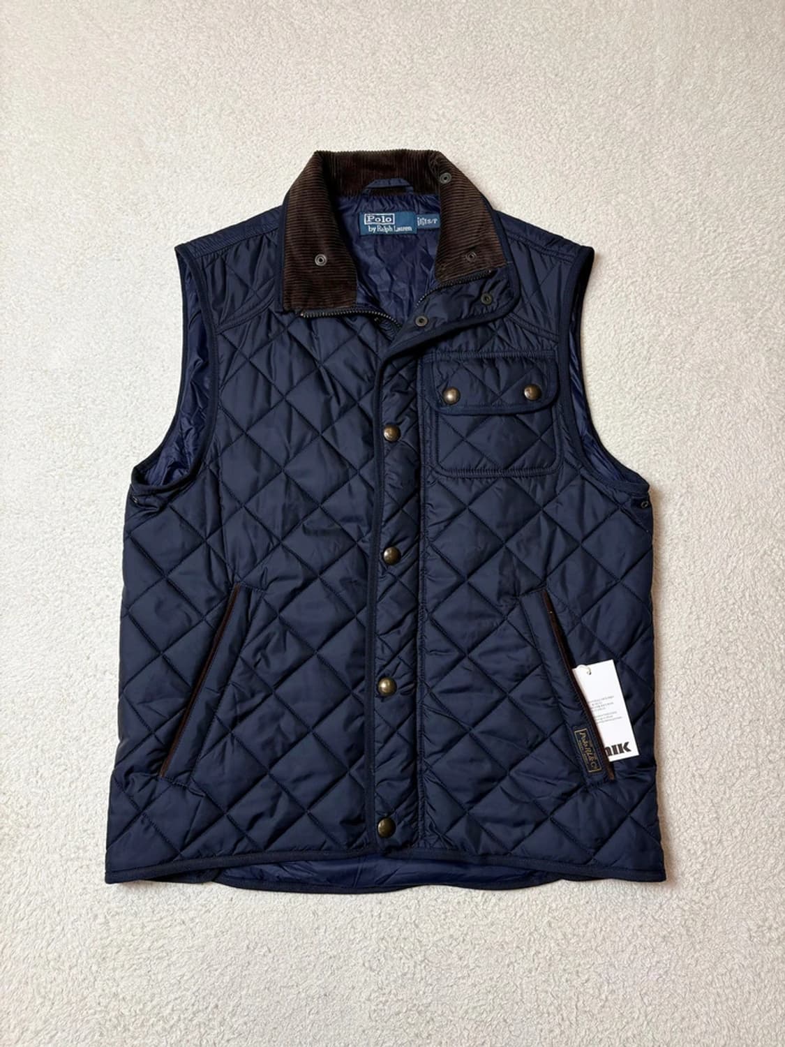 폴로 랄프로렌 00's 클래식 카라 골덴 퀼팅 베스트 PN6597 상품이미지1