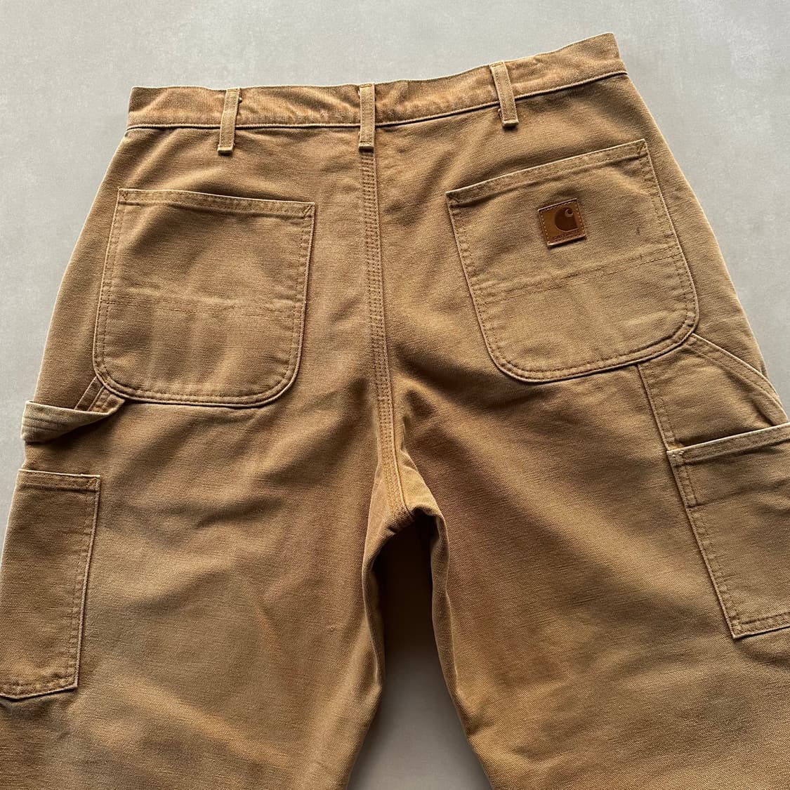 [33인치]칼하트 캔버스 플란넬 라이닝 루즈핏 카펜터 팬츠 상품이미지6