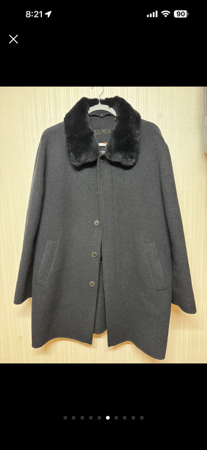 발망 토끼모피 코트 상품이미지1