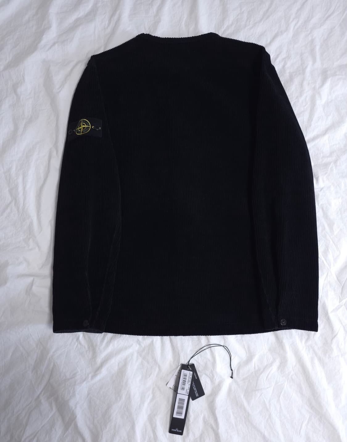 [L]스톤아일랜드 18FW 코듀로이 오버셔츠 블랙 자켓 팝니다 상품이미지3