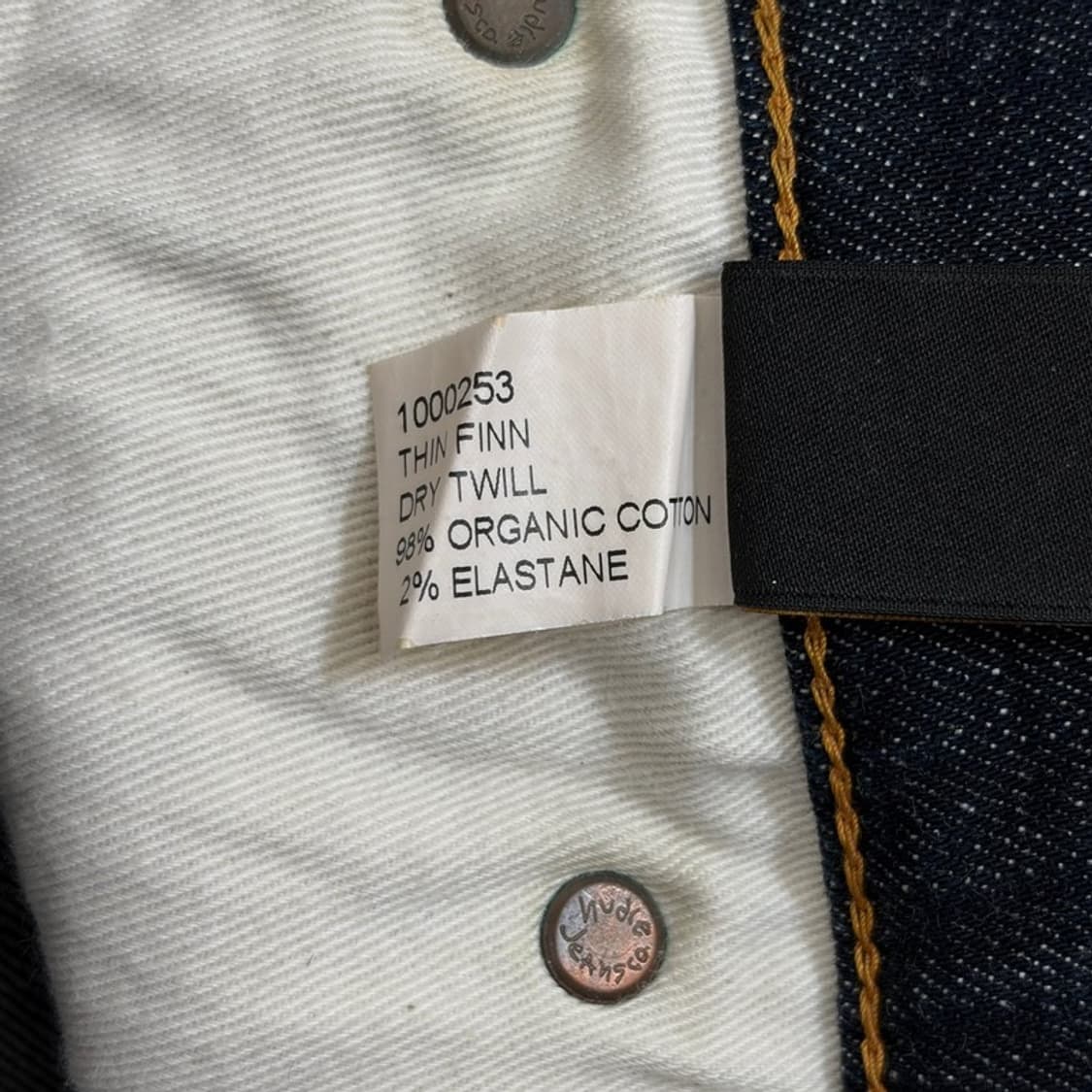 NUDIE JEANS 씬핏 드리아트 윌 데님팬츠 32 상품이미지6