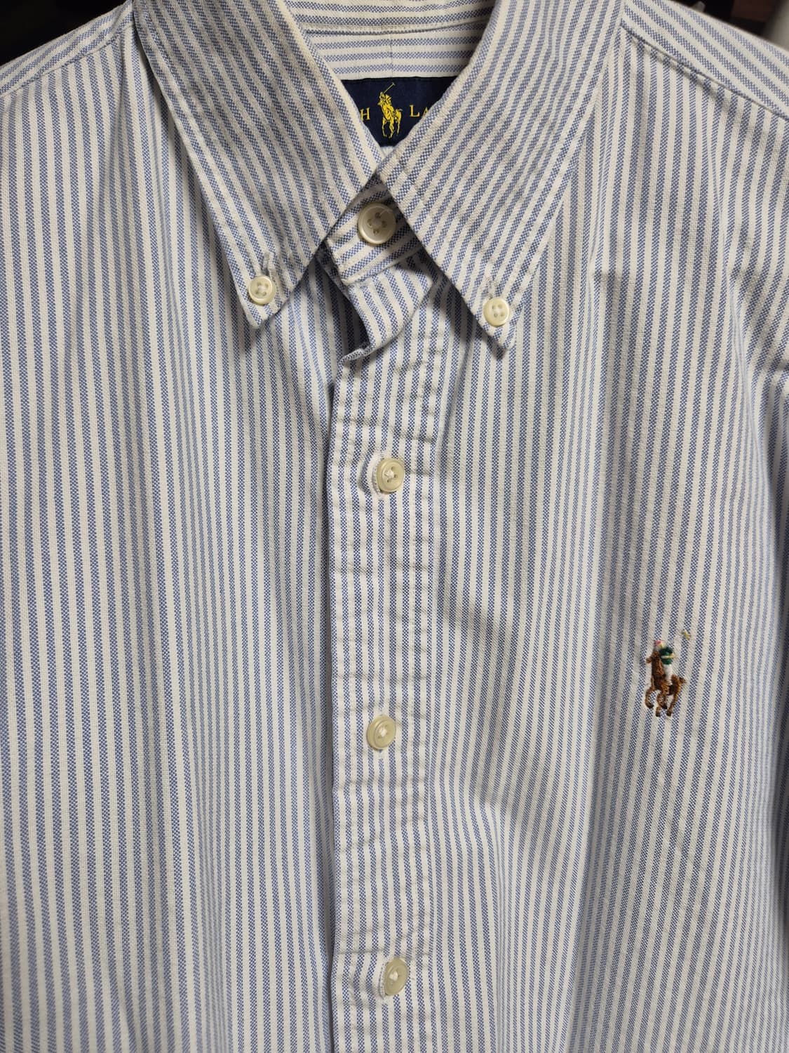 랄프로렌 커스텀핏 스트라이프 셔츠 S/P 정품 상품이미지1