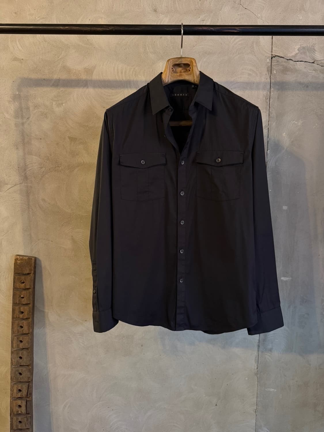 띠어리 유틸리티 셔츠 슬림100 상품이미지1