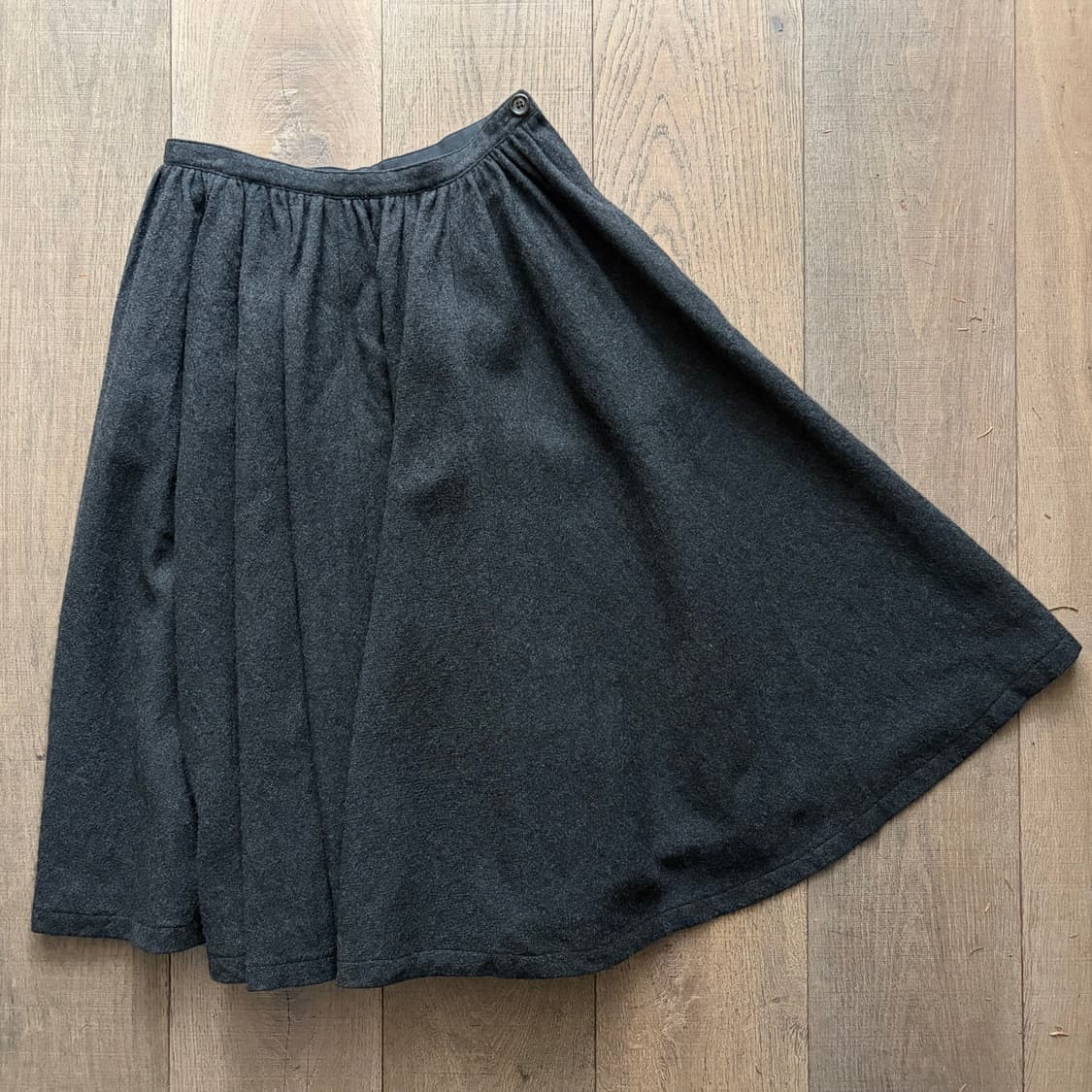 Shirring Volume Wool Skirt 상품이미지5