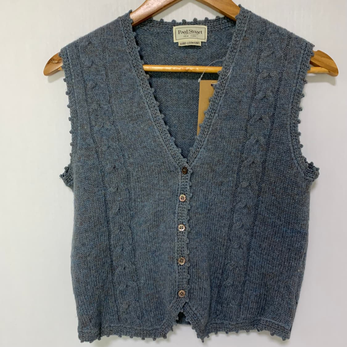 폴스튜어트 핸드룸 빈티지 니트 조끼 모리걸 베스트 상품이미지2