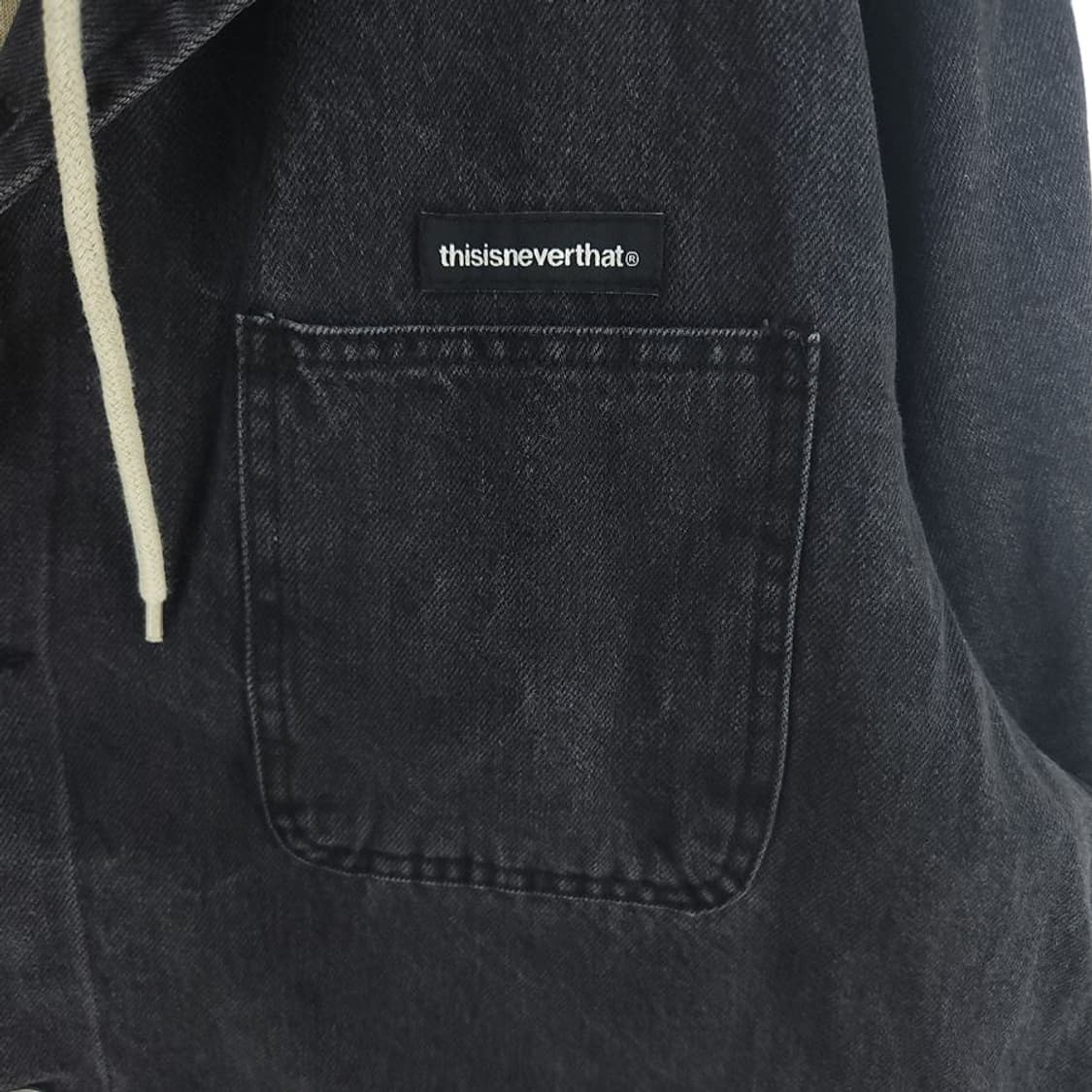 [남S]디스이즈네버댓 레이어드 오버핏 데님 자켓[Y61-097] 상품이미지5