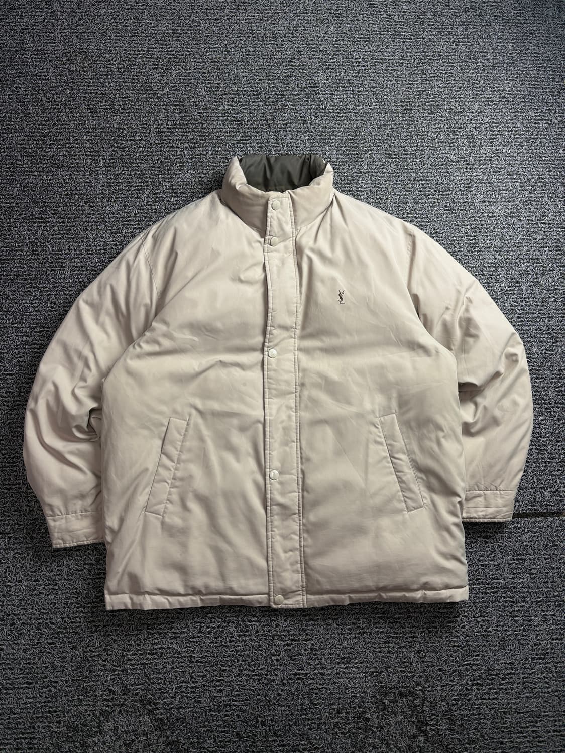 90s YSL 입생로랑 아카이브 리버시블 푸퍼 패딩 2703 상품이미지2