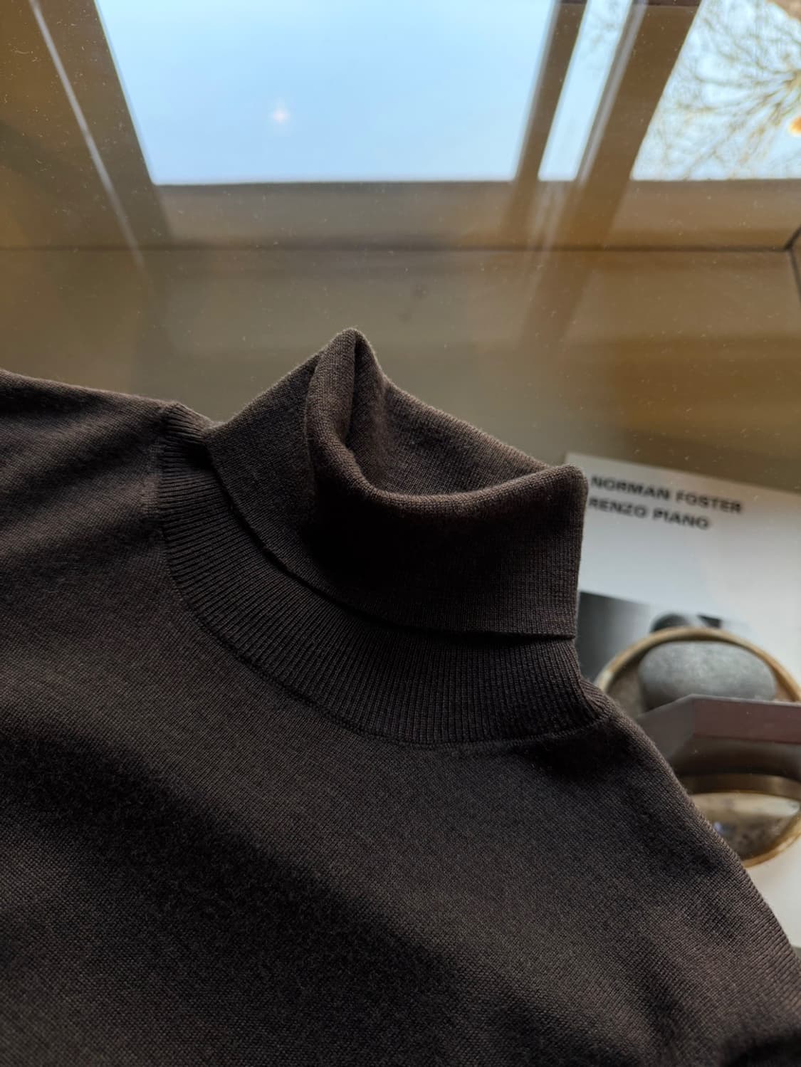 수트서플라이 메리노울 터틀넥 니트 슬림100 상품이미지6