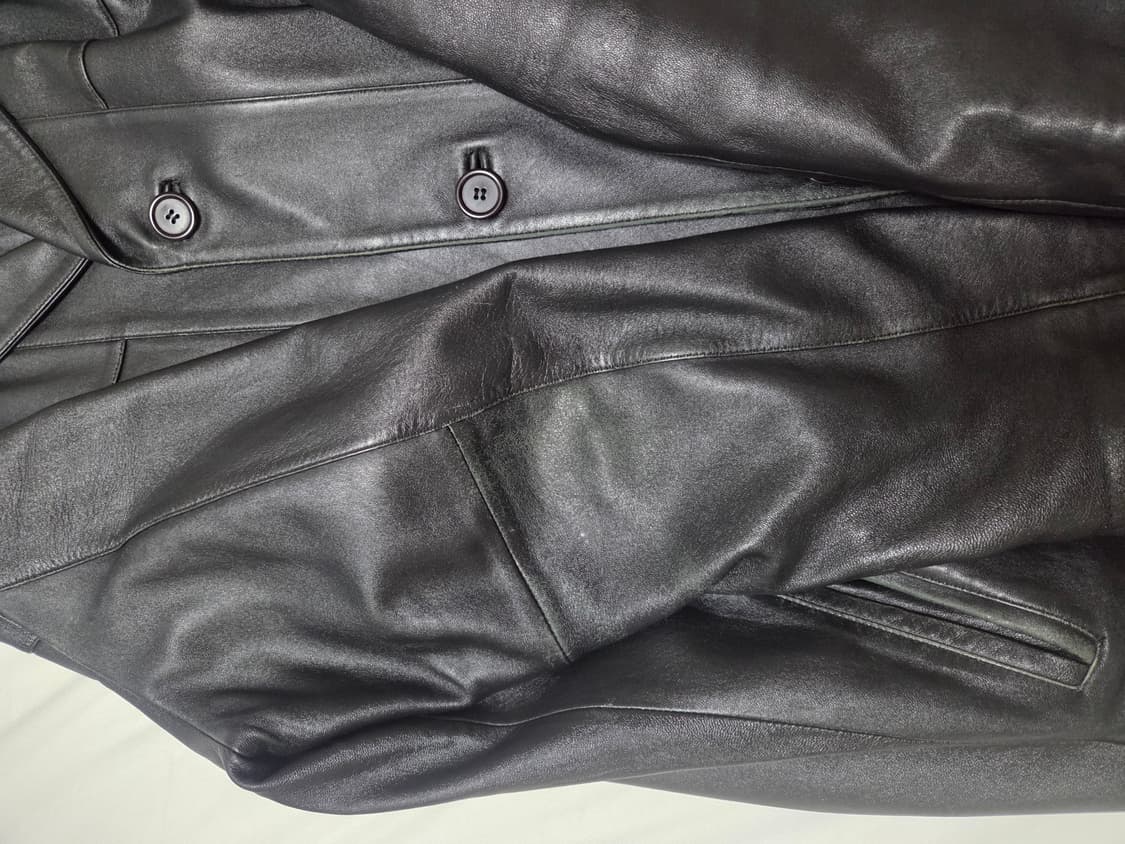 레더카코트 가죽자켓L (일본빈티지샵구매) 상품이미지3