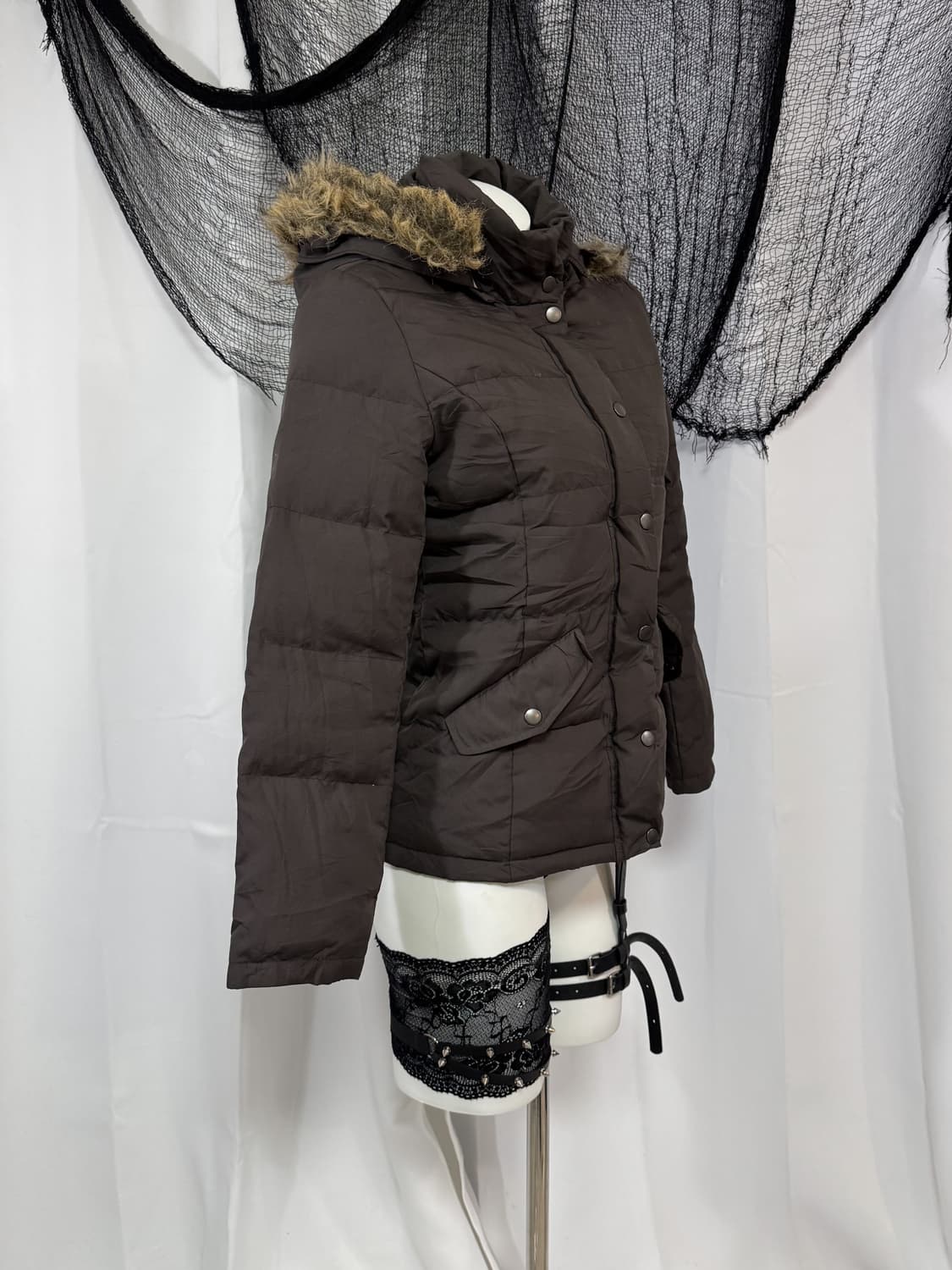 brown fur padding 상품이미지2