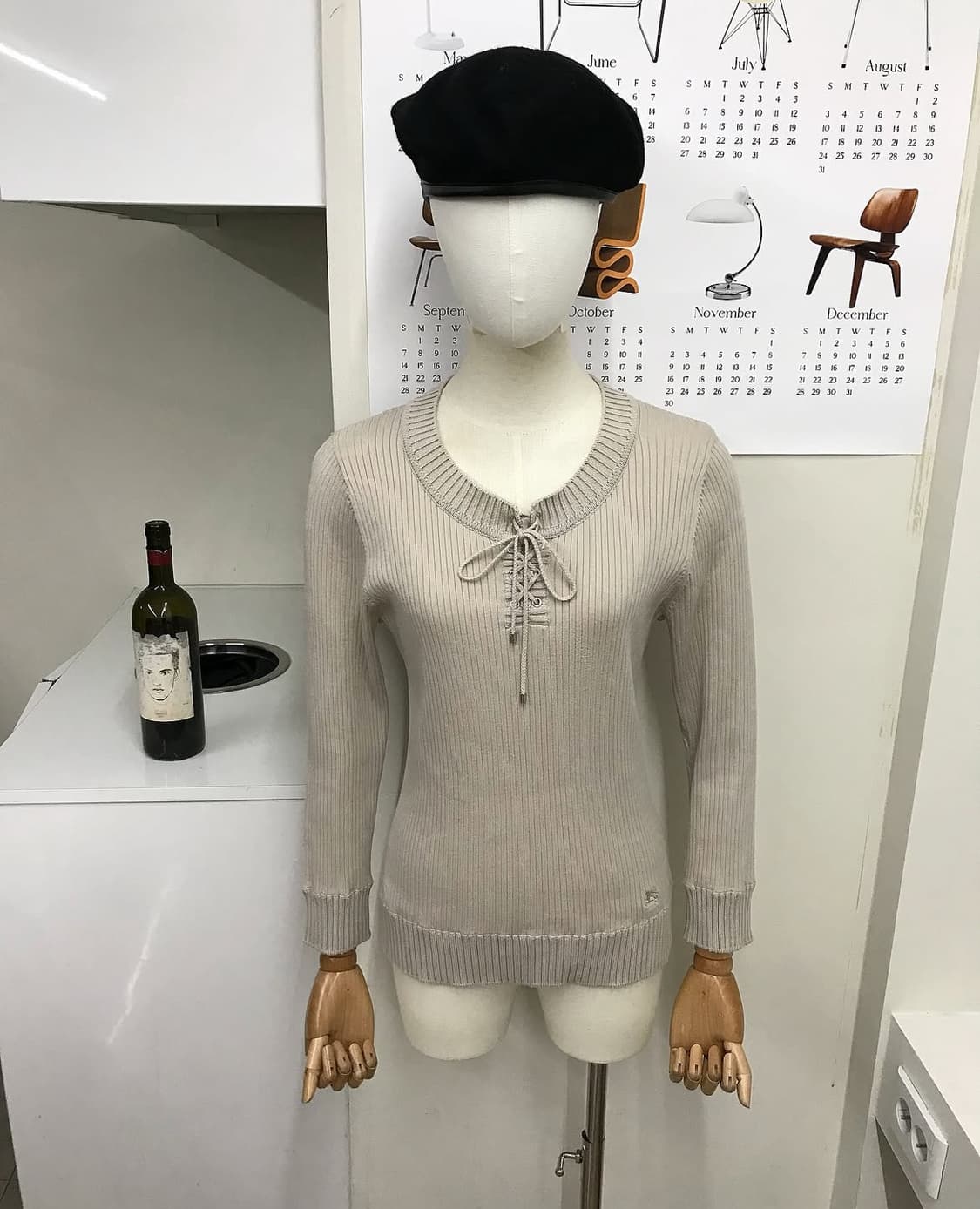 버버리 로고 골지 니트 상품이미지6