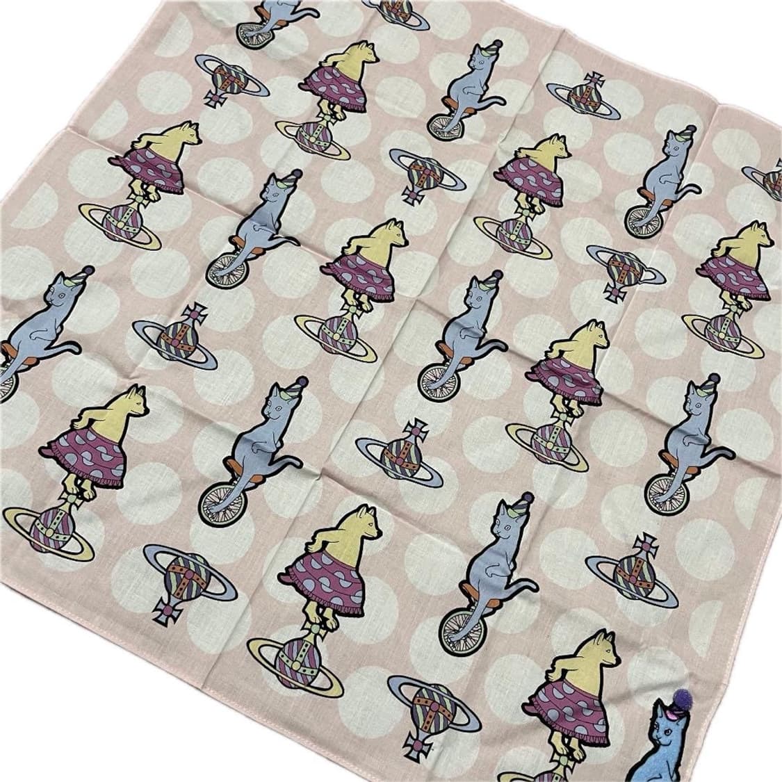 Vivienne Westwood 비비안 웨스트우드 미니스카프 손수건 핑크 상품이미지5