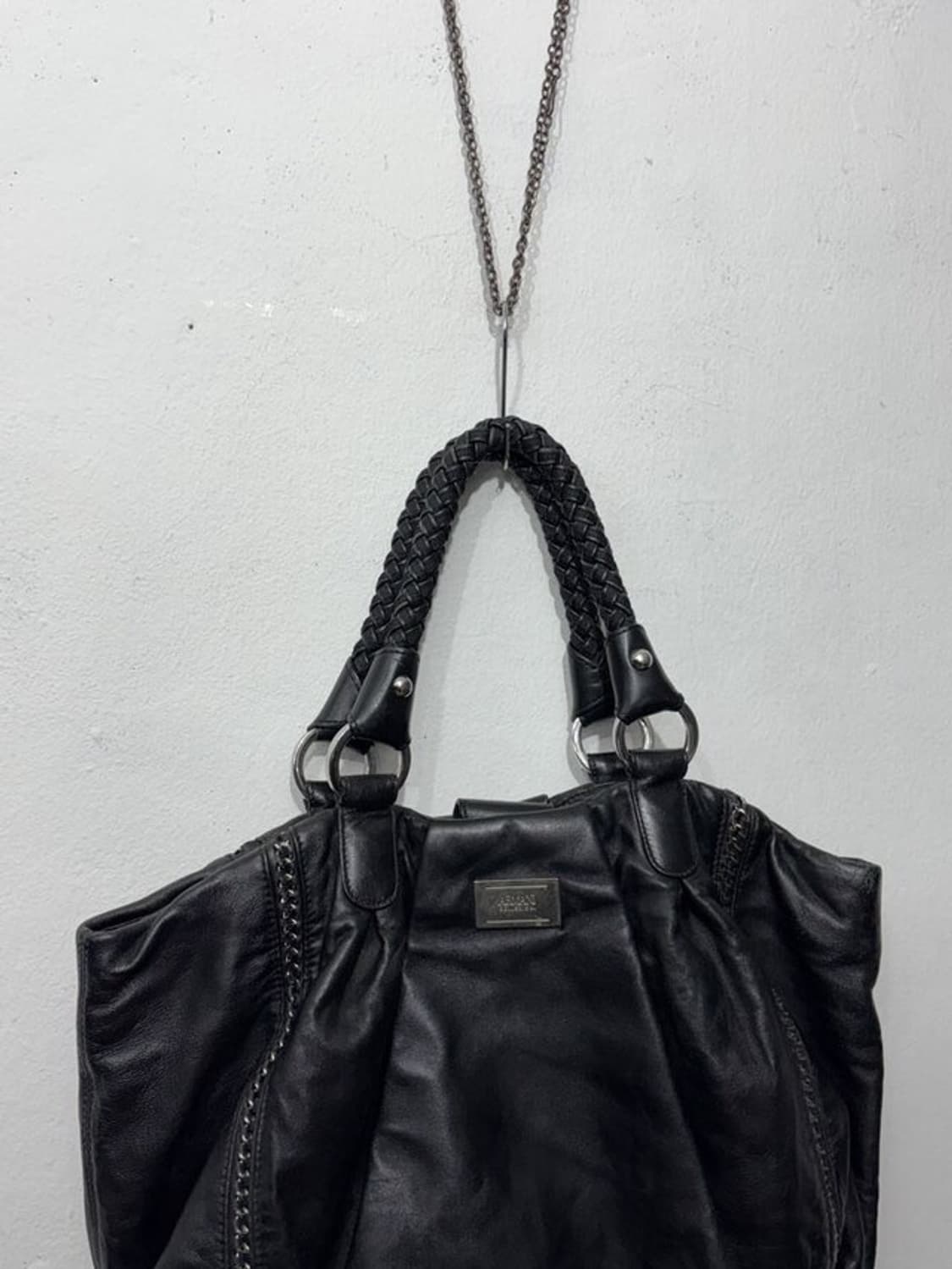 ARMANI COLLEZIONI Braided Leather Tote B 상품이미지2