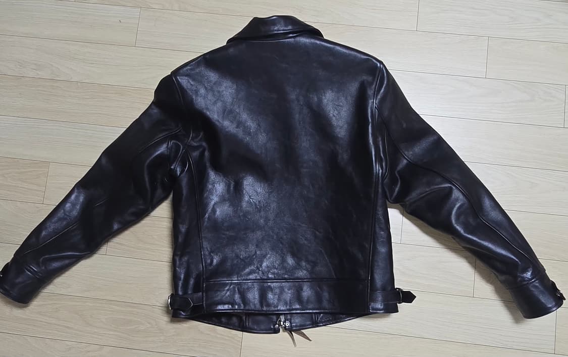 더블헬릭스 허깅 더 커브 블랙 가죽 자켓 40사이즈 상품이미지7