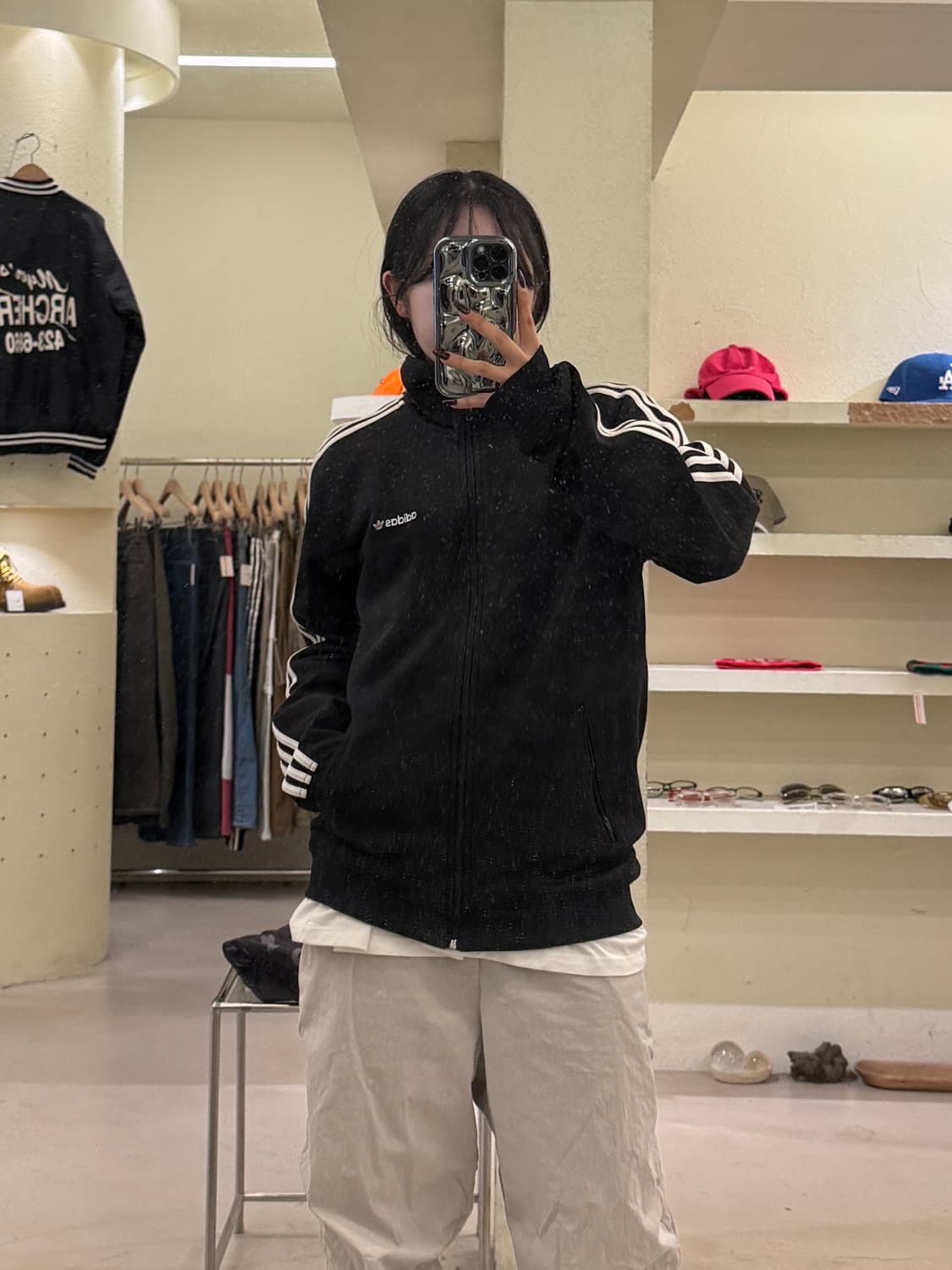 아디다스 베켄바우어 블랙 트랙탑 져지 U1373 상품이미지1