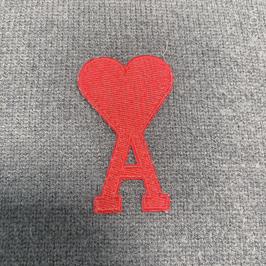 아미 하트로고 니트 그레이 L 상품이미지3