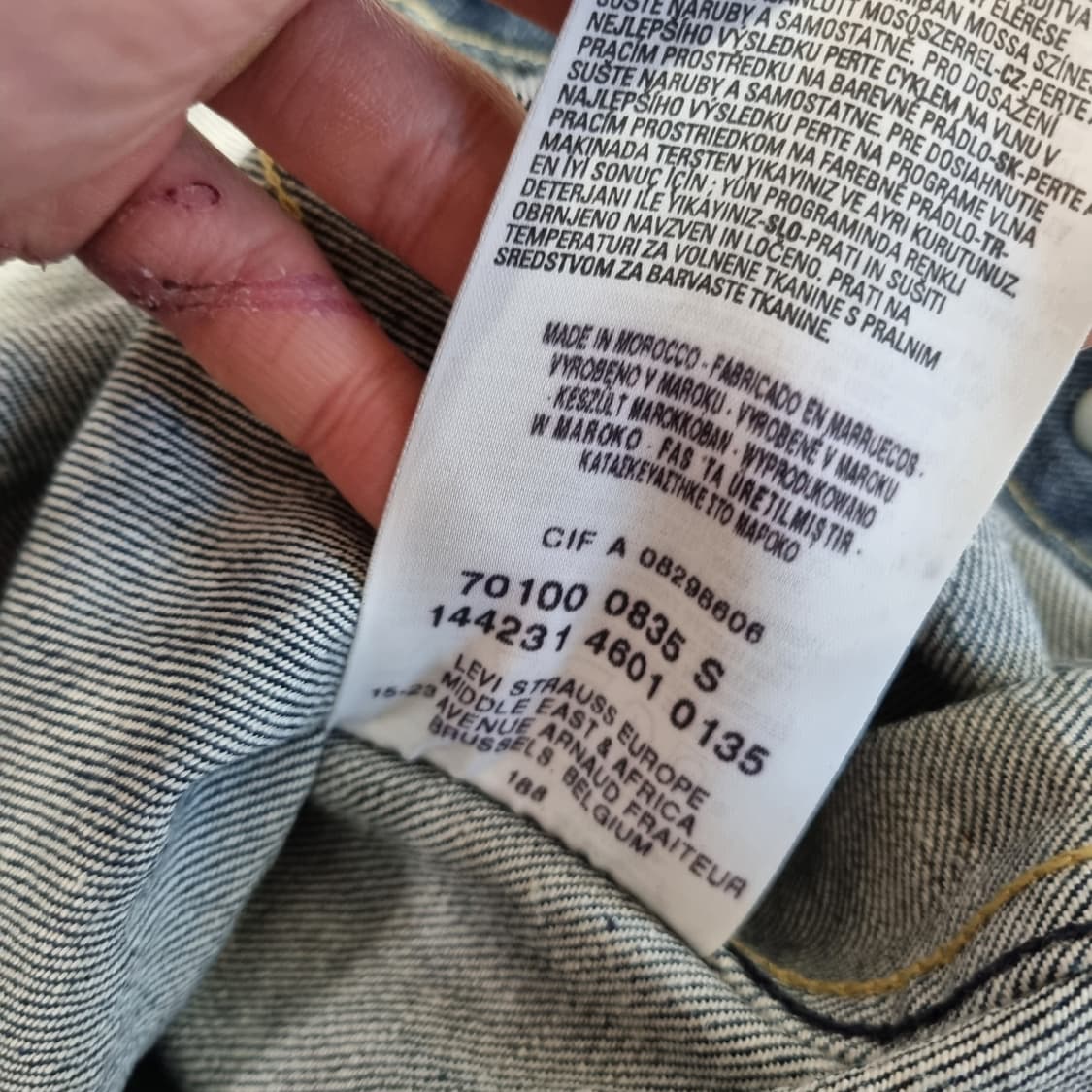 리바이스 엔지니어드진 데님 자켓  상품이미지6