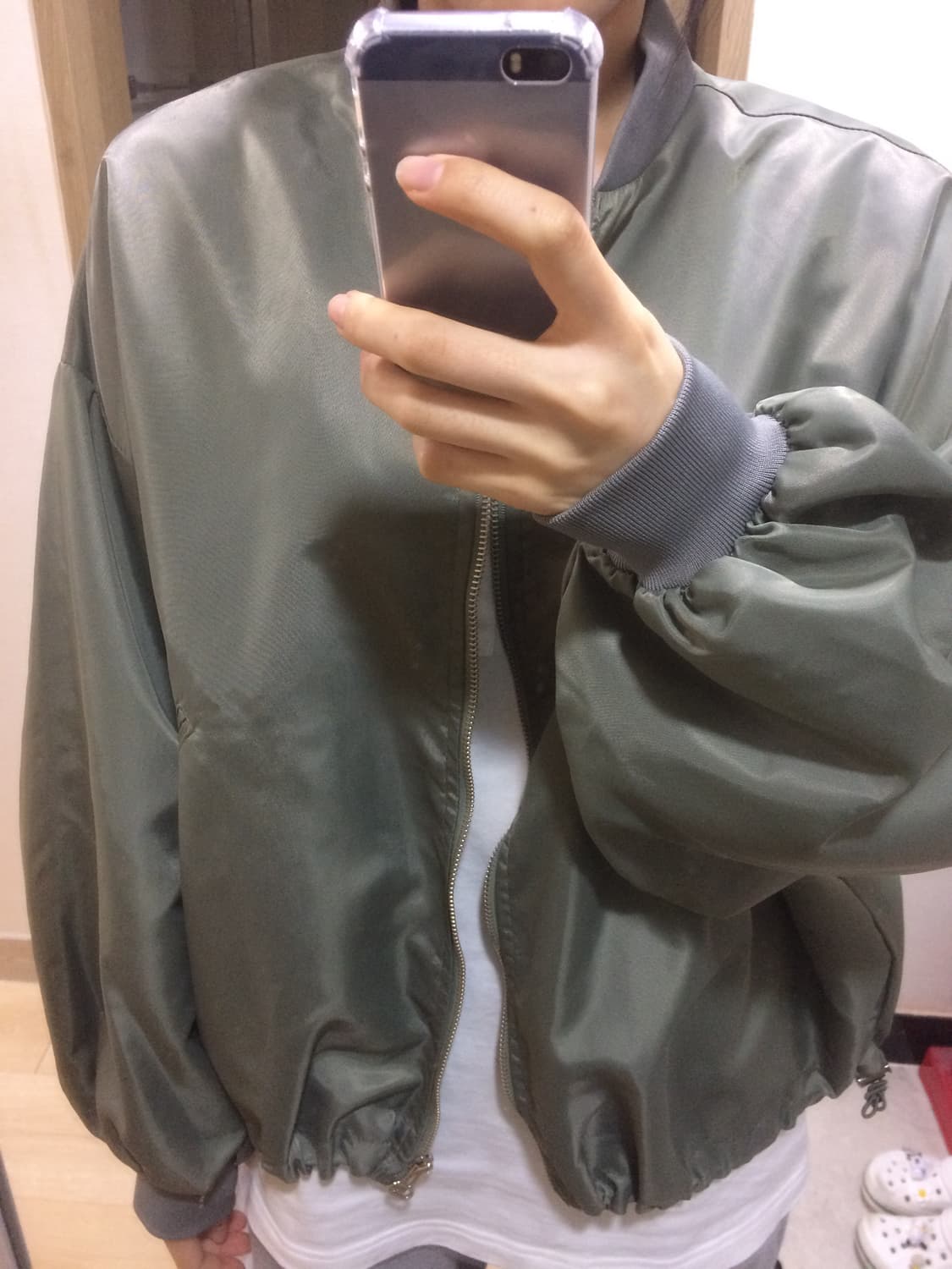 연카키 블루종 바람막이 상품이미지1