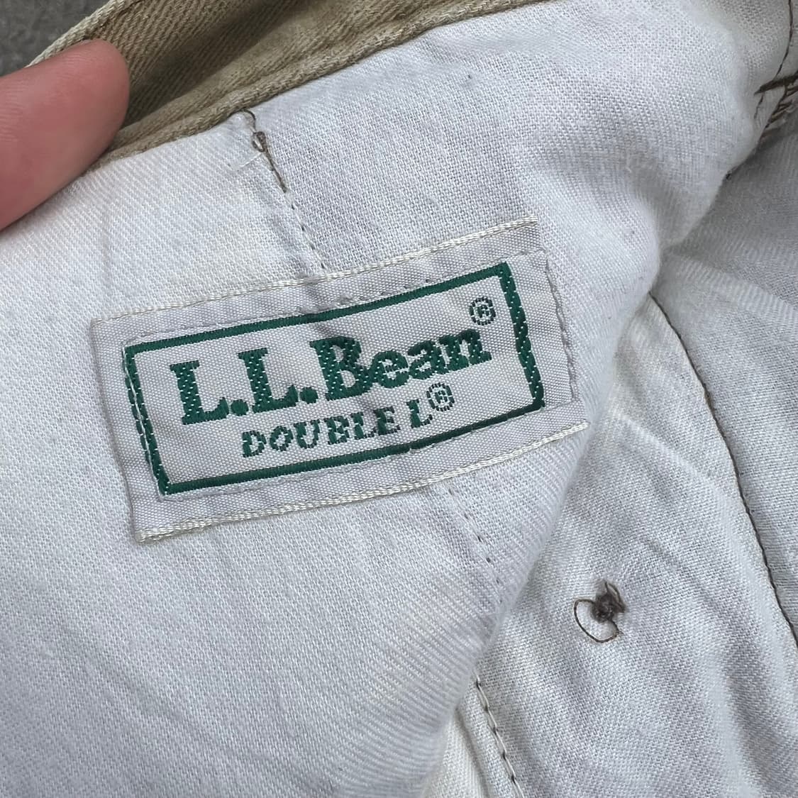 90‘s L.L. Bean 루즈 테이퍼드 팬츠 상품이미지6