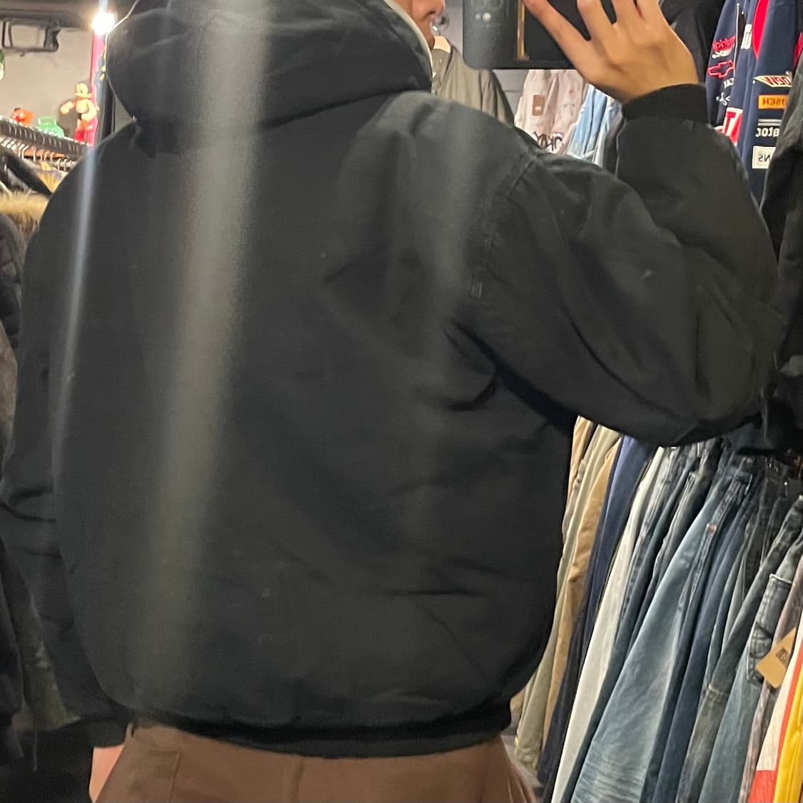 [IM] VTG 빈티지 블랙 후드워크자켓  상품이미지7