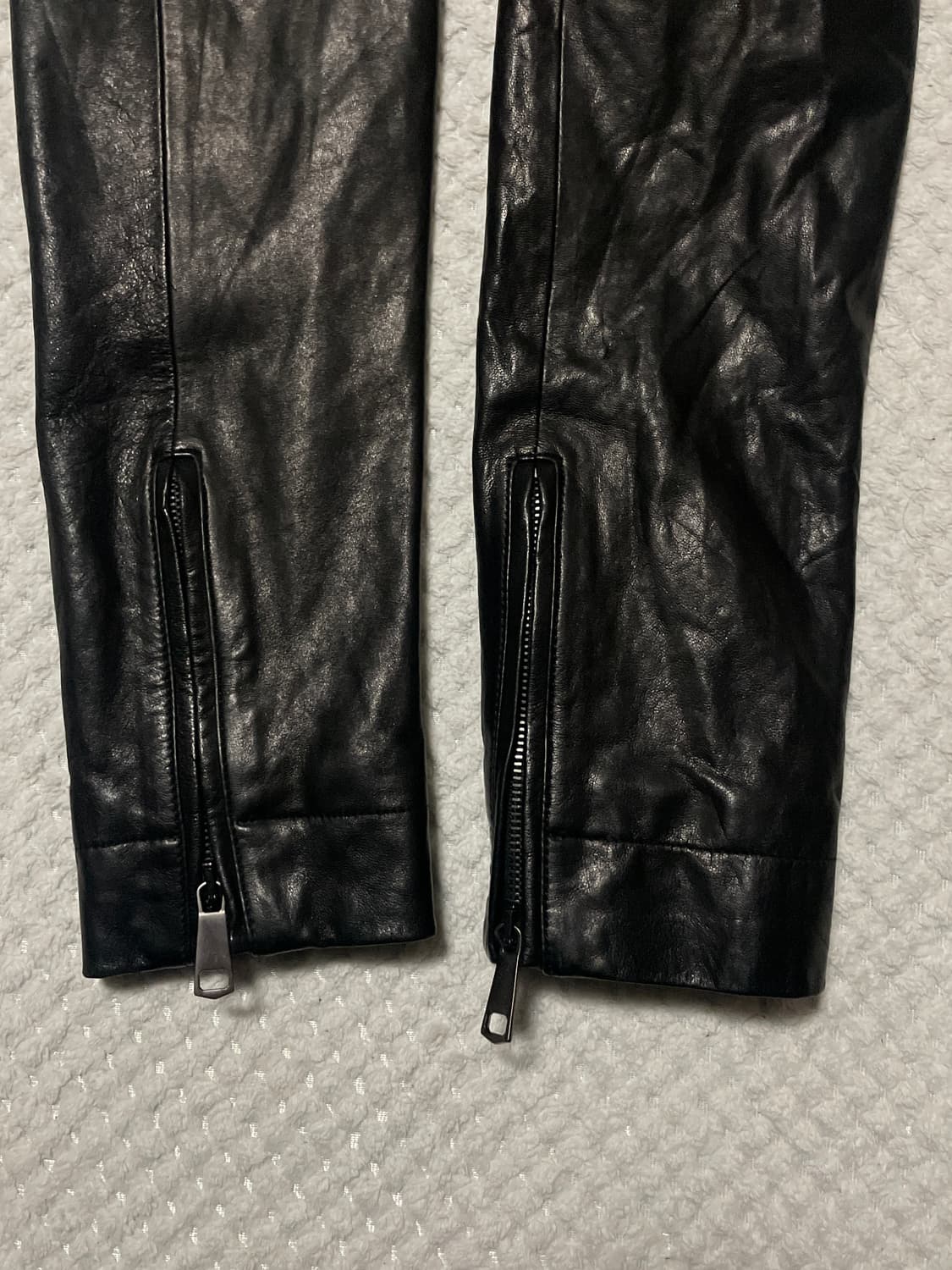 DOS A DOS 아티잔 무드 2WAY 램스킨 양가죽 레더 자켓 상품이미지7