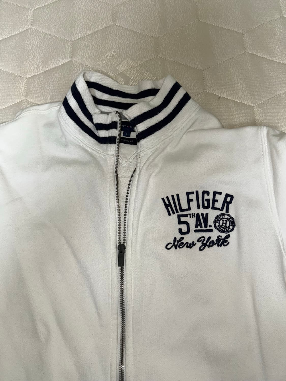 타미힐피거 빈티지 트랙 집업 자켓 화이트 tommy hilfiger 상품이미지1