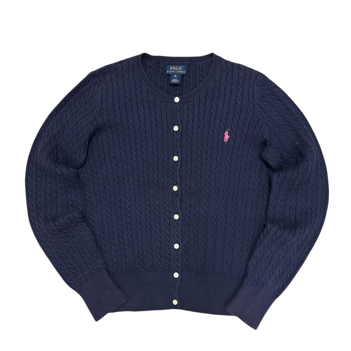 폴로 우먼스 케이블 니트 가디건(18) 상품이미지1