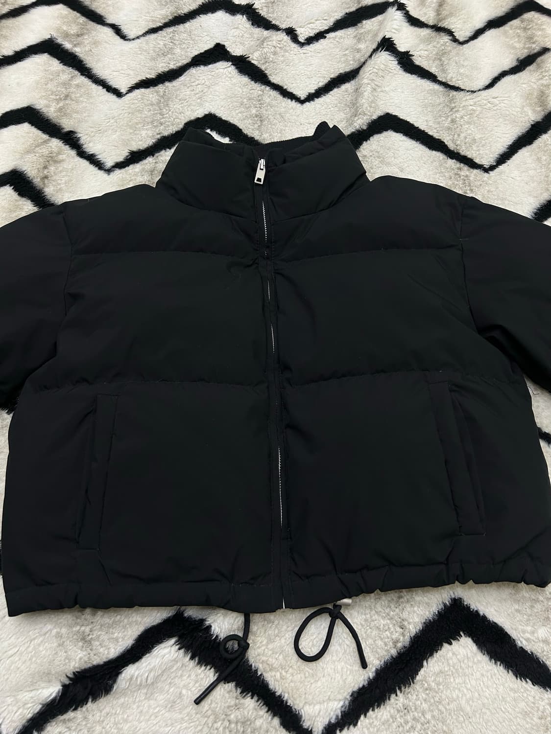 [S]라퍼지 포 우먼 덕다운 숏 패딩/블랙 상품이미지2