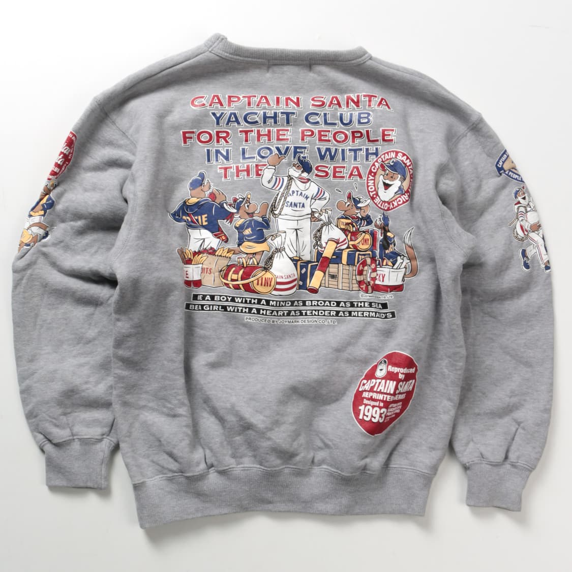 캡틴산타 그레이 프린팅 스웻셔츠   상품이미지6