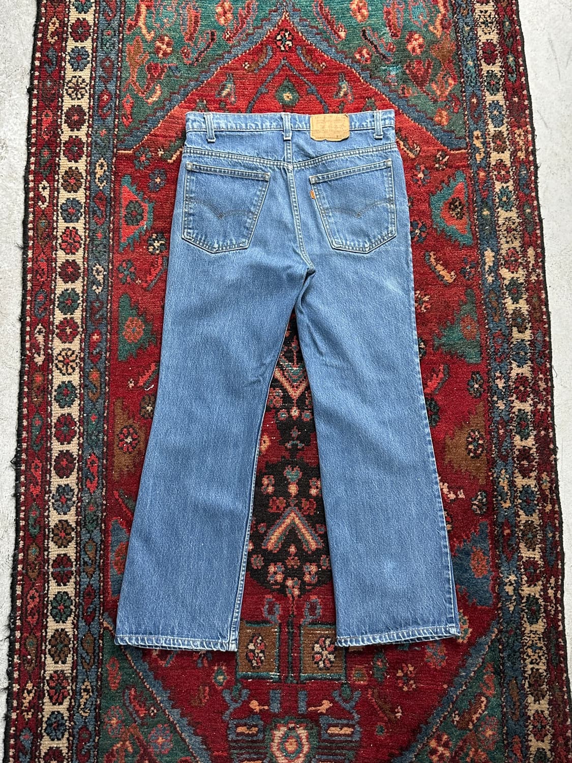 80’s USA Made 빈티지 리바이스 517 부츠컷 오렌지탭 상품이미지4