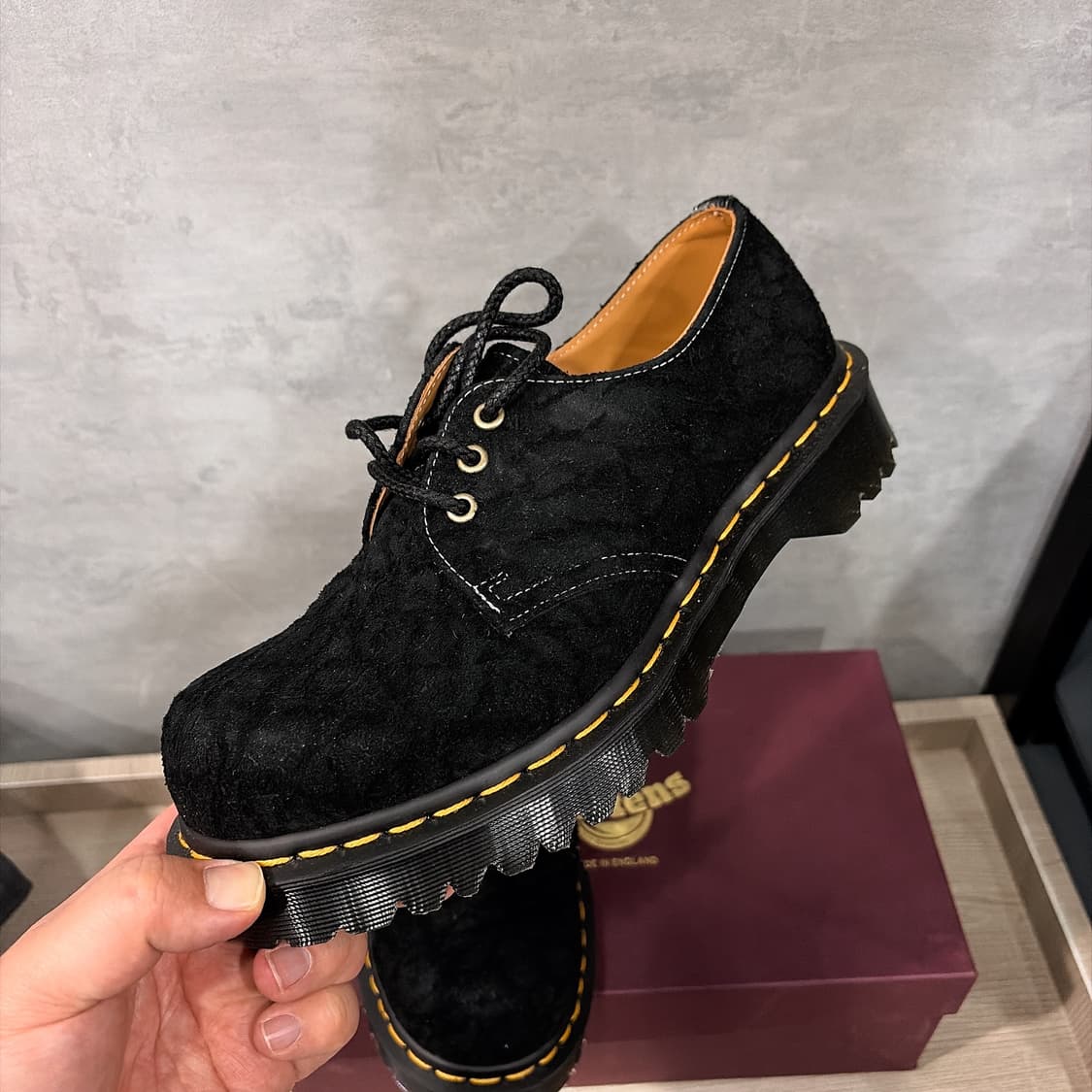 (정품/새상품) 닥터마틴 1461 Bex 블랙 스웨이드 엠보 옥스퍼드 상품이미지2