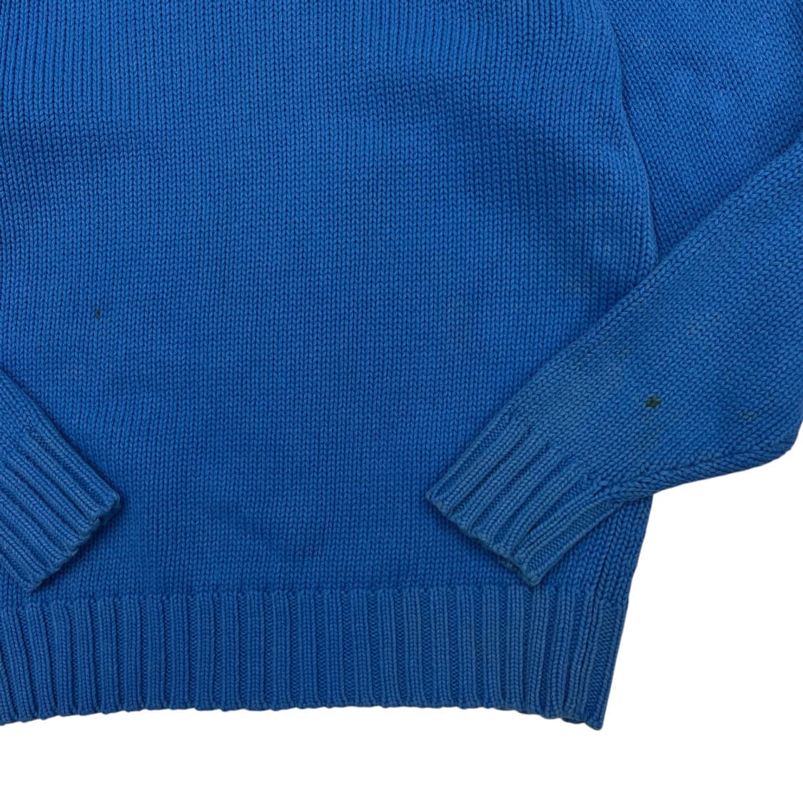 폴로 랄프로렌 90's 깃발로고 블루 브이 니트 95 상품이미지5