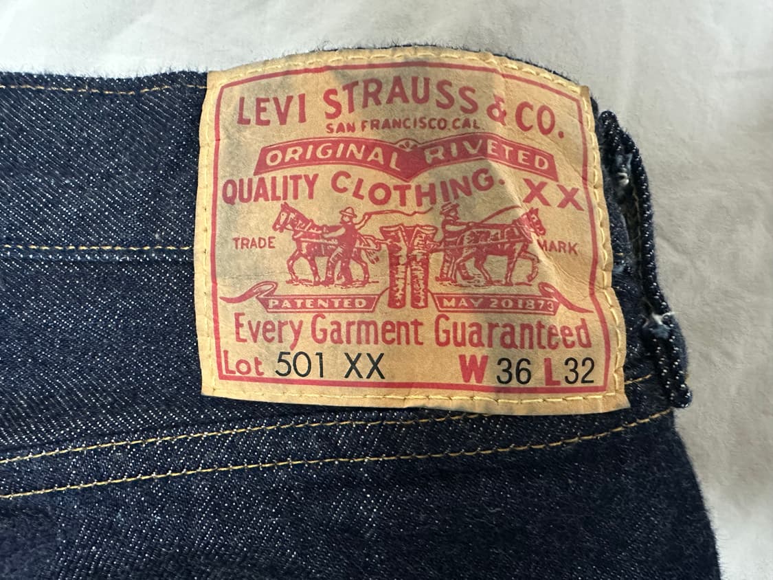 리바이스 LVC 55501 린스드 36x32 상품이미지5