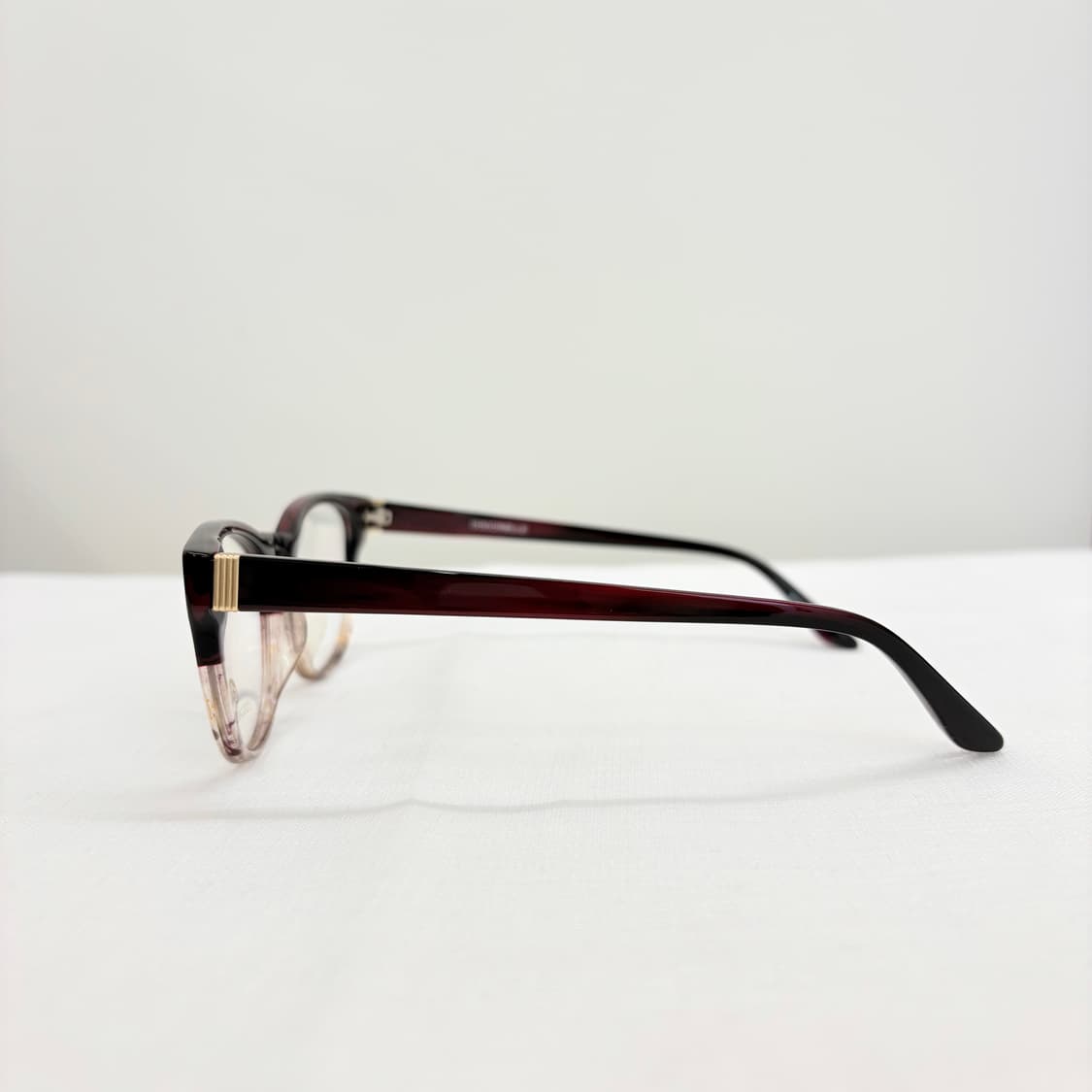 COCCINELLE 코치넬리 레드브라운 투톤 뿔테 상품이미지4