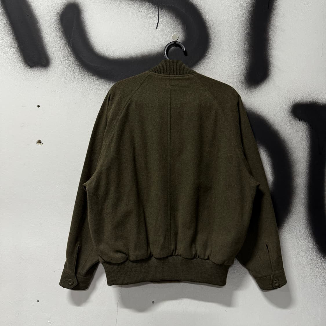 VTG 빈티지 울 혼방 웨스턴 리버시블 집업 봄버 자켓 상품이미지4