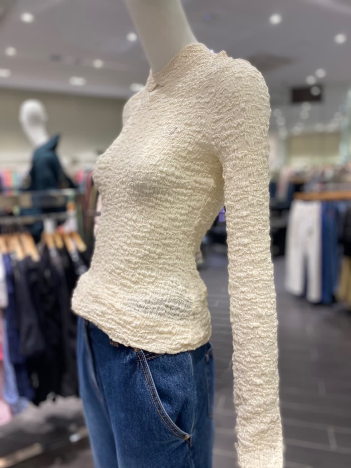 (새상품) O'2nd 넥트임 크링클 티셔츠 상품이미지2