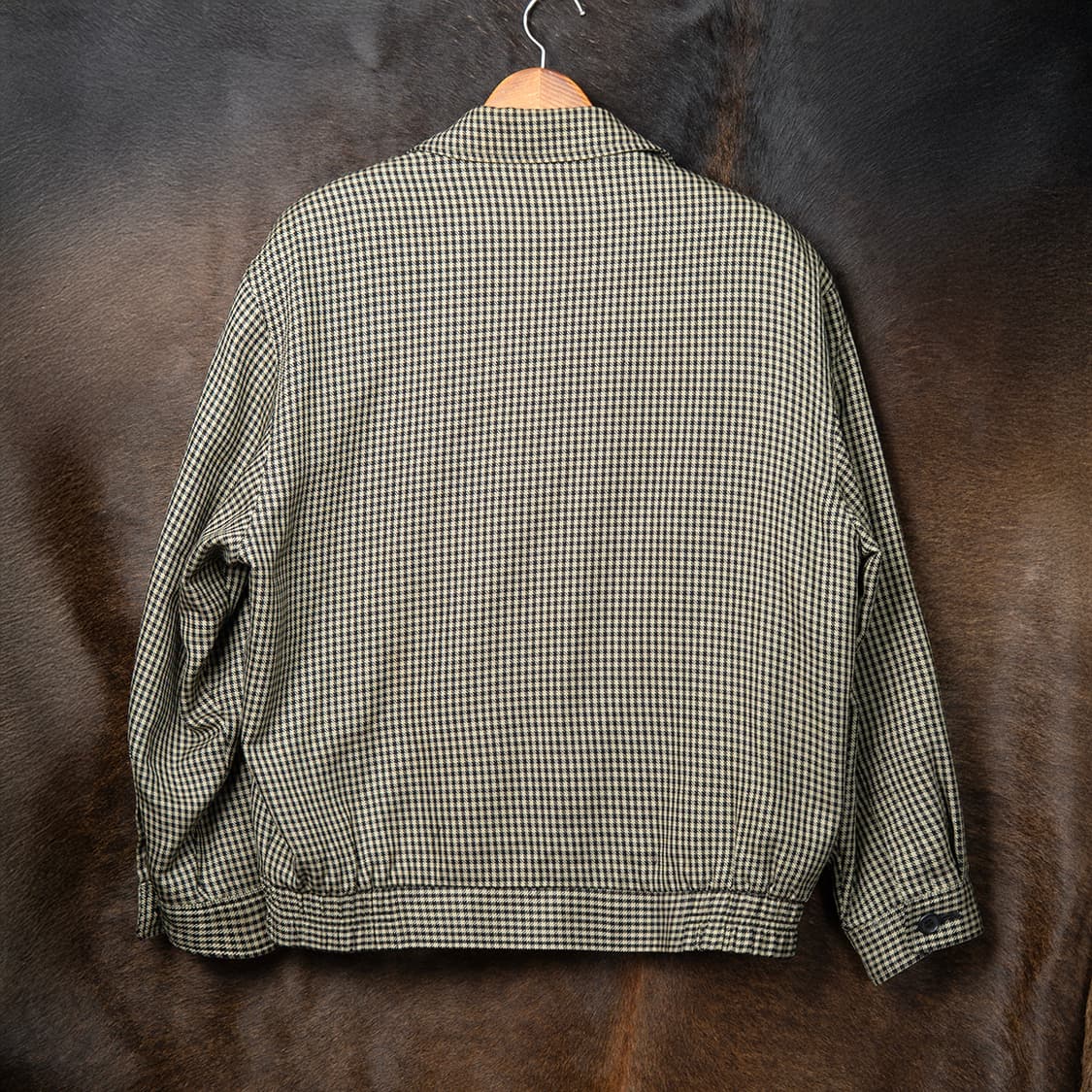 [103] 90s 입생로랑 뿌르옴므 울 실크 하운드투스 블루종  상품이미지2