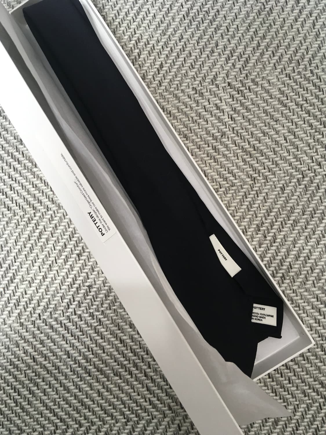 포터리 슬림타이 다크네이비  상품이미지2