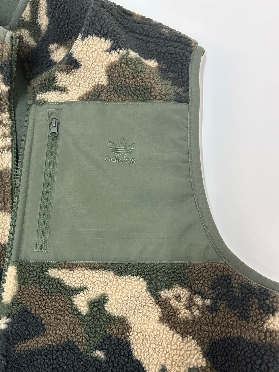 [S]아디다스(ADIDAS) 플리스(후리스) 집업 베스트(조끼) 상품이미지5