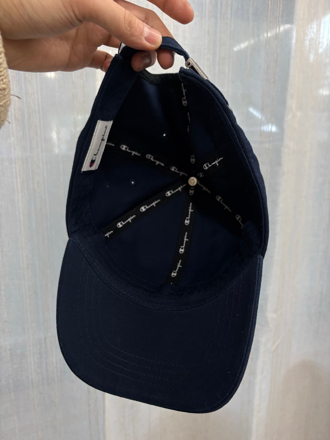 챔피온 자수로고 볼캡 모자 상품이미지4