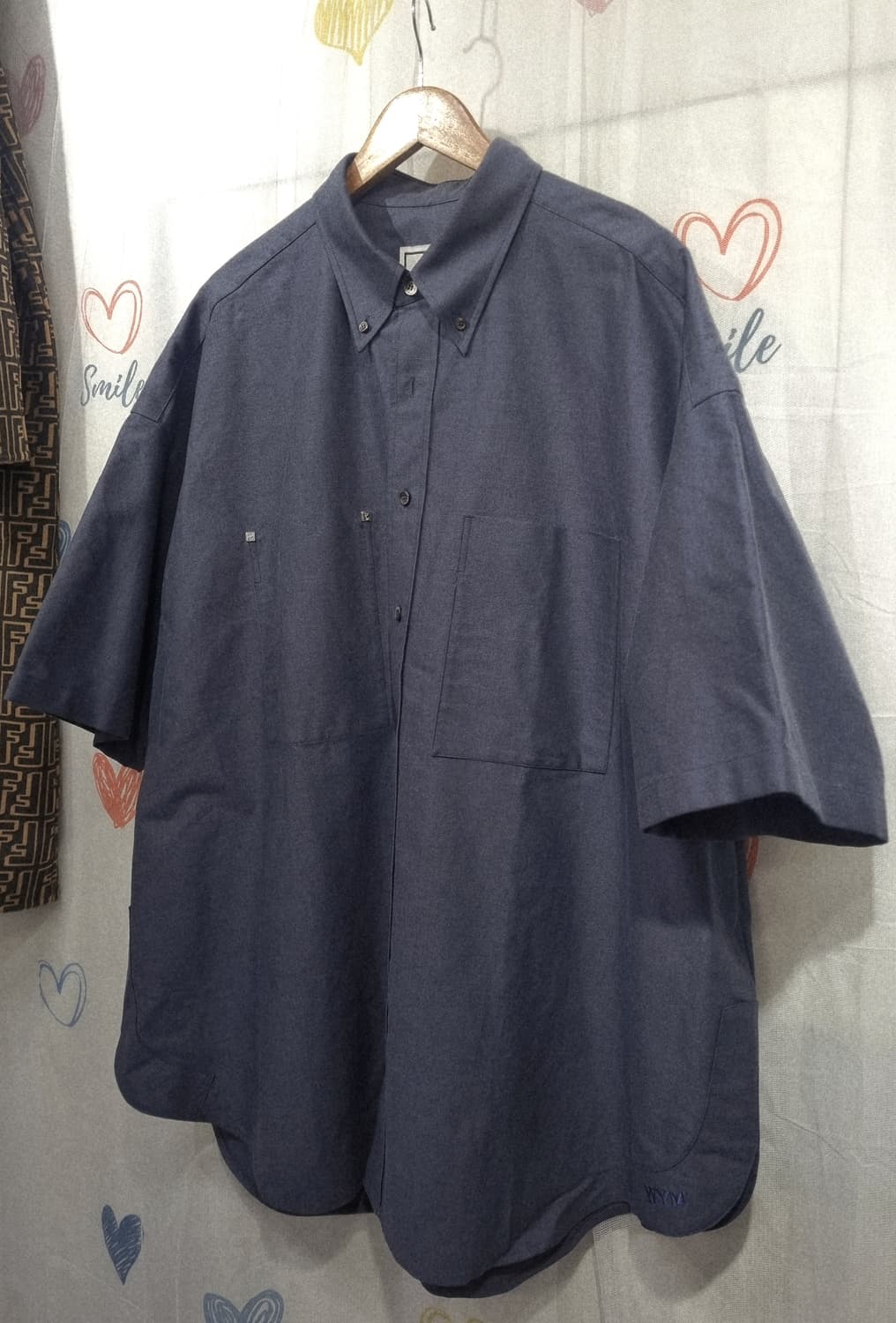 정품) 우영미  코튼 숏 슬리브 셔츠  상품이미지2