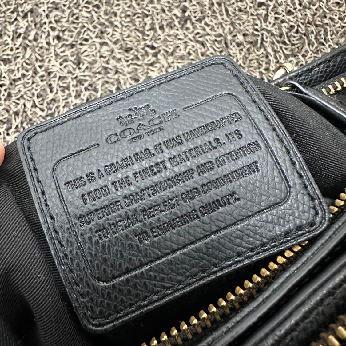 COACH 코치 정품 숄더 크로스백 블랙 상품이미지9
