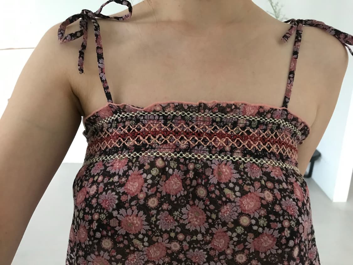 vintage pattern sleeveless 상품이미지3