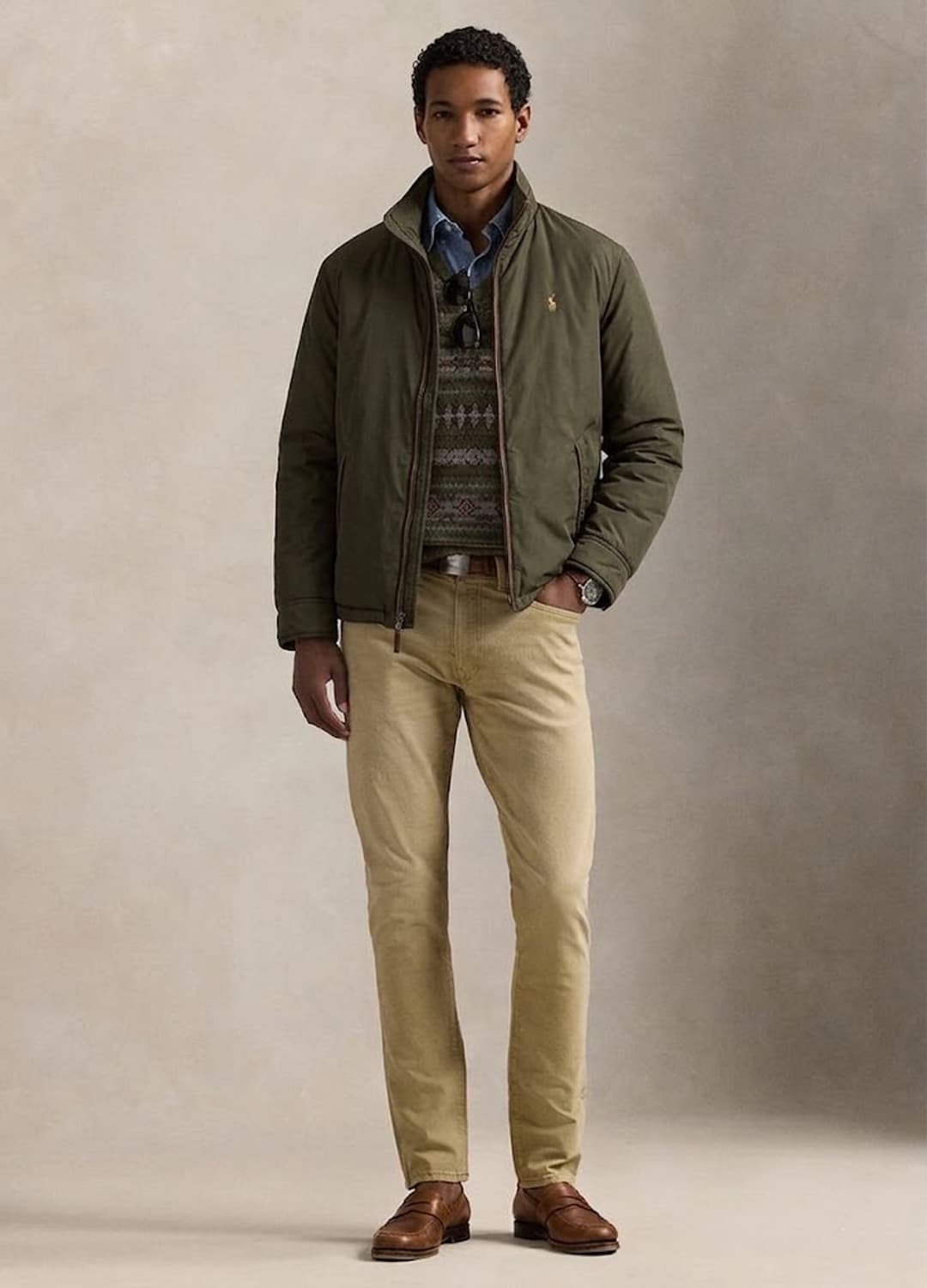 폴로 랄프로렌 올리브 페리 윈드브레이커 자켓 상품이미지4