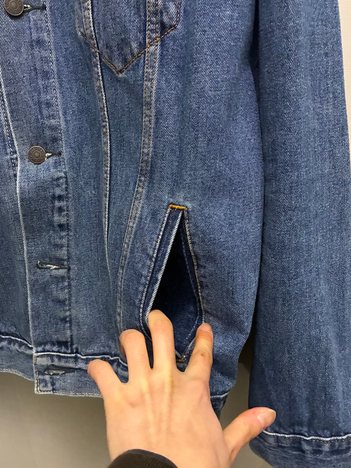 (XL)리바이스 3세대 72334 중청 데님 트러커자켓 데님자켓 청자켓 상품이미지5