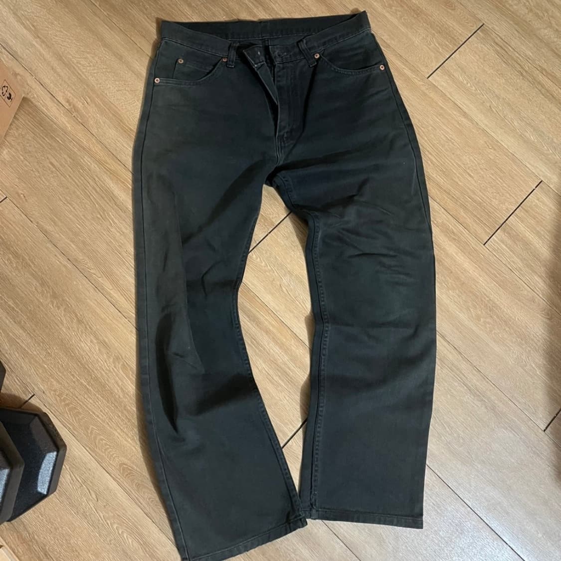 리바이스 607 오렌지탭 블랙데님 상품이미지2